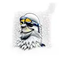 pez Oscar  tattoo design idea