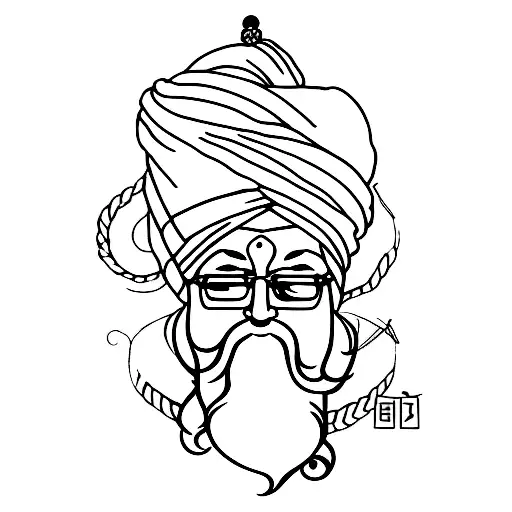 sikh tattoo design idea