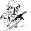 clone wars tattoo design idea