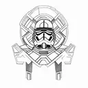 clone wars tattoo design idea