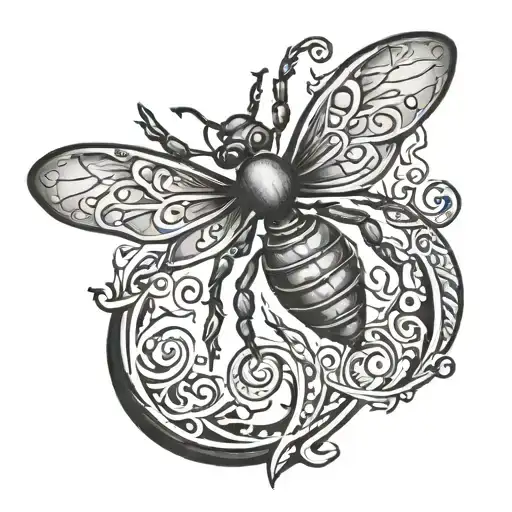 Ant 23 24 25 tattoo design idea