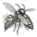 ant angel mcm tattoo design idea