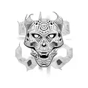 jaguar warrior skeleton tattoo design idea