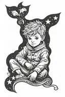 the little prince tattoo design idea