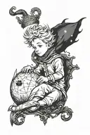 the little prince tattoo design idea