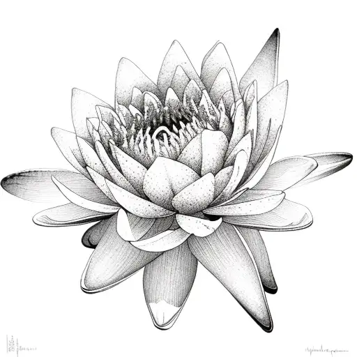 July Birth Flower Tattoos: Water lily Tattoo & Delphinium | Water lily  tattoos, Lily flower tattoos, Lily tattoo