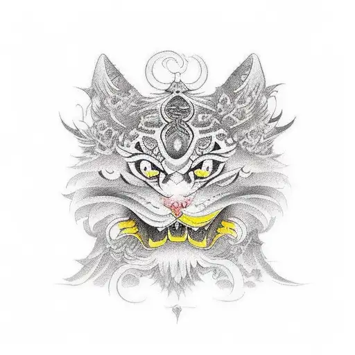 Byakko tattoo design idea