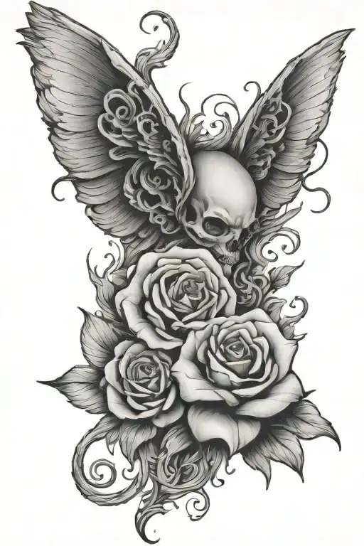 Anxiety tattoo design idea