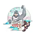 King Kong on Empire State Building tattoo design idea
