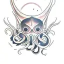 squid tattoo design idea