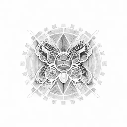 butterfly effect tattoo design idea