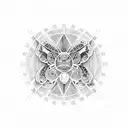 butterfly effect tattoo design idea