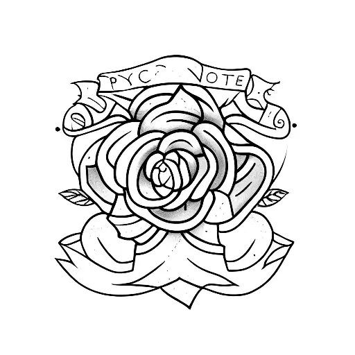 progress not perfection tattoo design idea