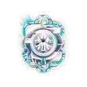 progress not perfection tattoo design idea