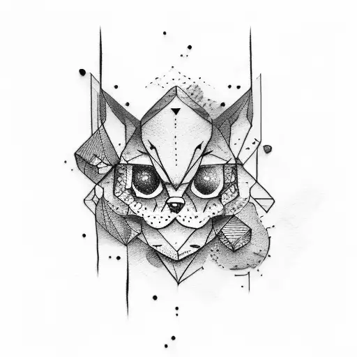 watercolor with Little Dipper  tattoo design idea