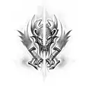 tridente percy Jackson  tattoo design idea