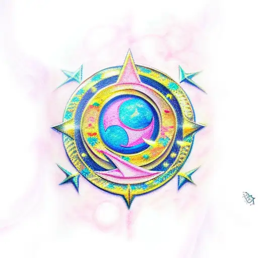 sailor moon tattoo design idea