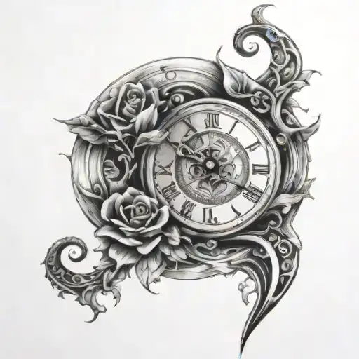 lost soul wasting time  tattoo design idea
