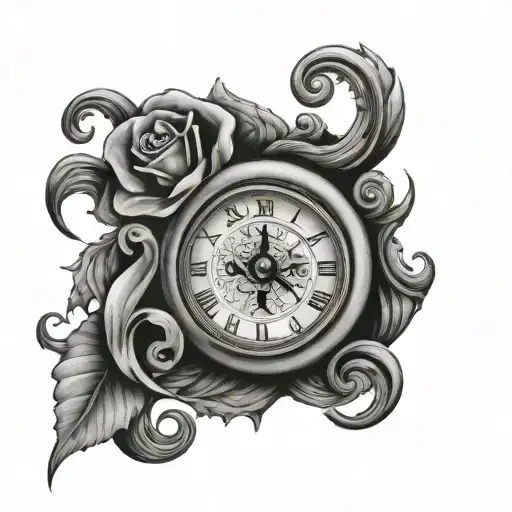lost soul wasting time  tattoo design idea