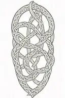 nordic knotwork tattoo design idea