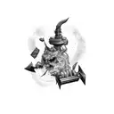 Erp software accounting tattoo design idea