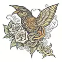 Cuckold tattoo design idea