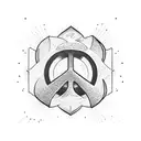 peace nature jiu jitsu tattoo design idea