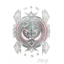 polynesian sleeve  tattoo design idea