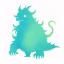 Crazy monster tattoo design idea