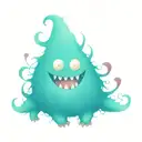 Crazy monster tattoo design idea