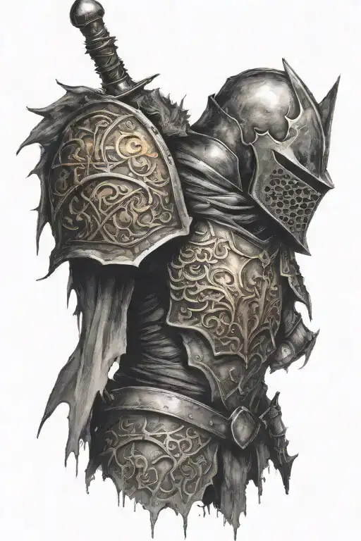 Dark Knight. Dark souls bonfire tattoo design idea