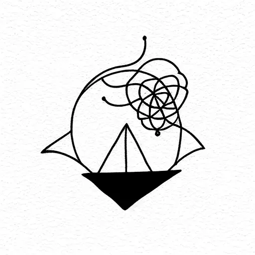 depression tattoo design idea