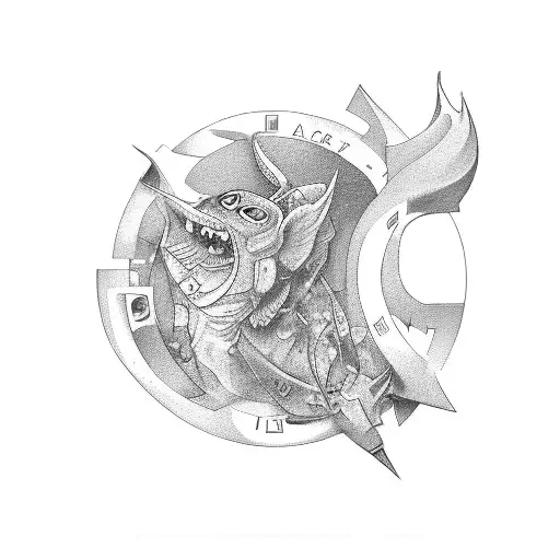 A powerful symbol of sobriety tattoo design idea