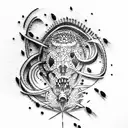 chainsaw  tattoo design idea