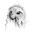 in summers heat, I learned to dread the coming of the night. the awful things we do to make the head go quiet  tattoo design idea