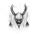 Wendigo tattoo design idea