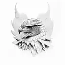 guerrero aguila  tattoo design idea