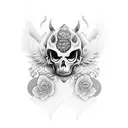 guerrero aguila  tattoo design idea