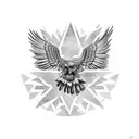 guerrero aguila México  tattoo design idea