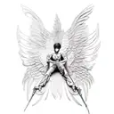 Icarus tattoo design idea
