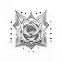 A tattoo design combining elements from the bands Pixies, The Smiths, The Cure, and Deftones tattoo design idea