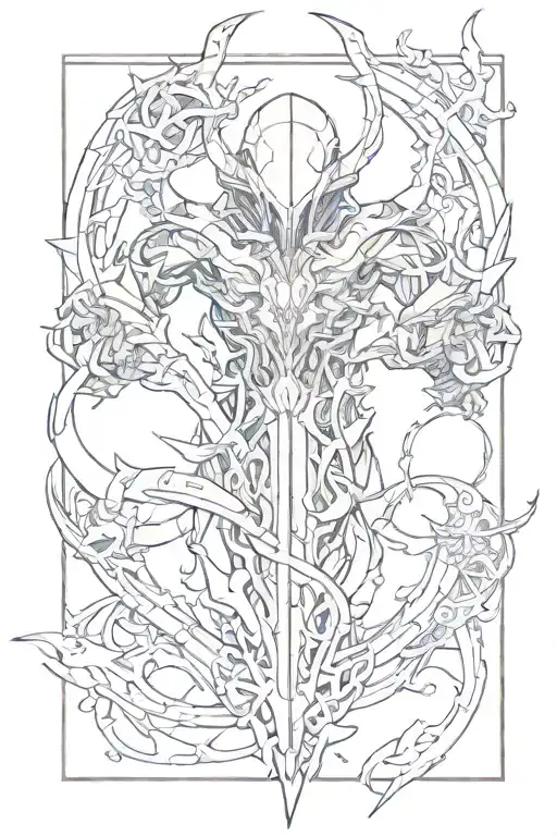 Nemesis tattoo design idea