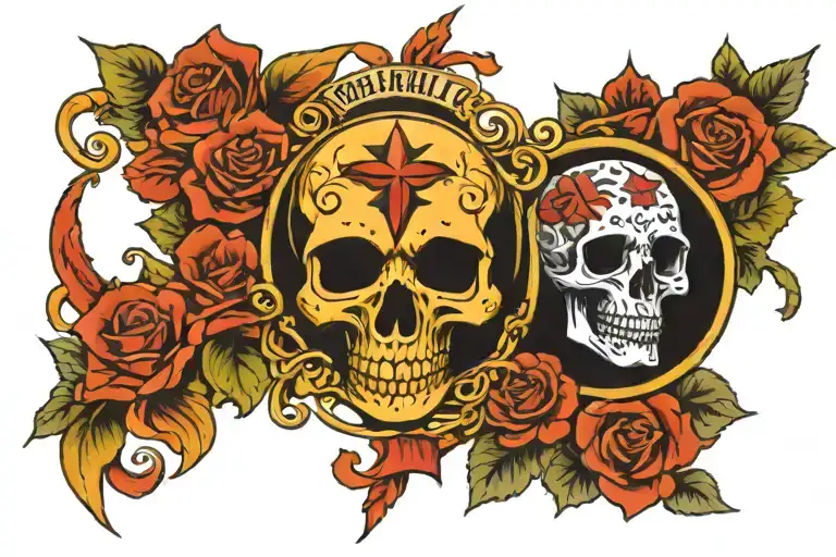 if your alive DIE tattoo design idea