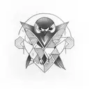 Sparrow tattoo design idea