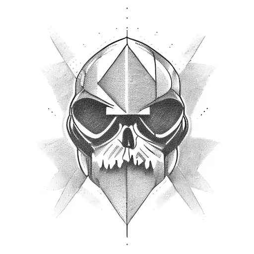 IT techonology and adventure motorcycle tattoo design idea