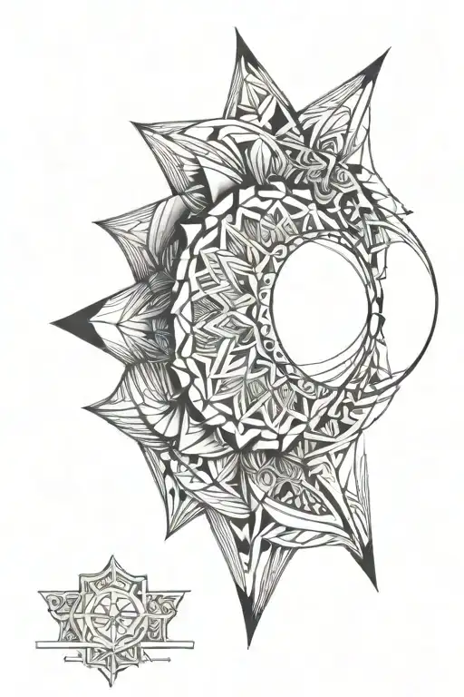 elbow Mandala expanding tattoo design idea