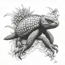 knuckles the echidna tattoo design idea