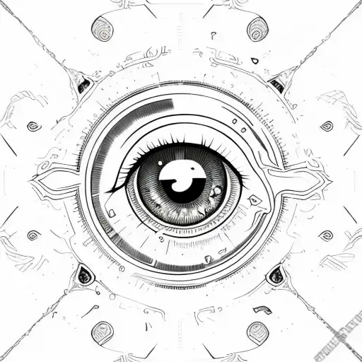 slit pupil tattoo design idea