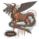 taurus scorpio virgo zodiac sign incorporated tattoo design idea