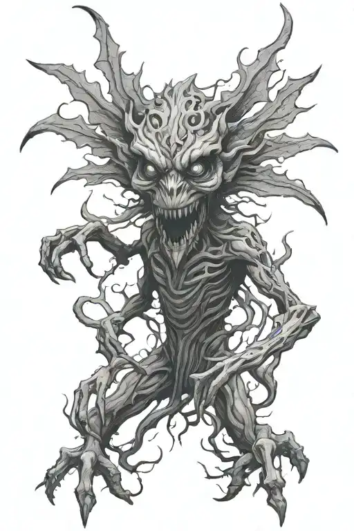demogorgon tattoo design idea